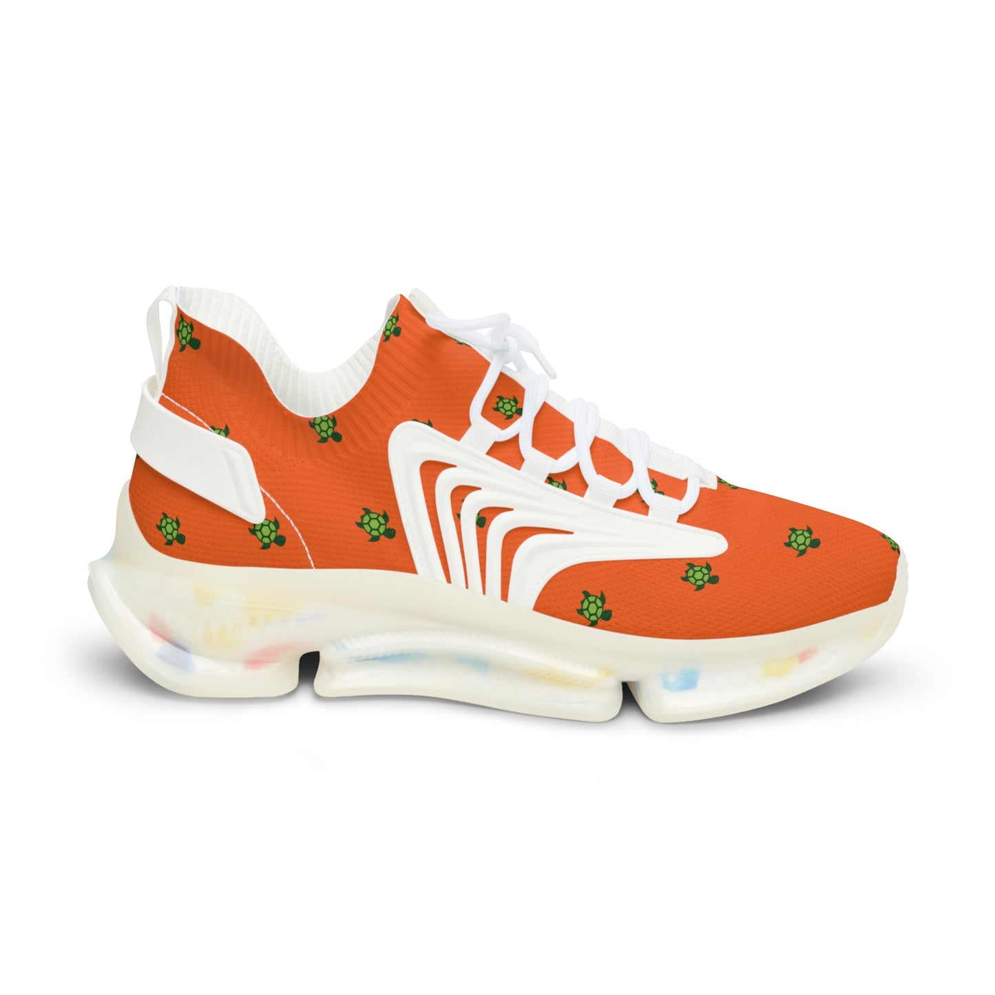 Orange Sports Sneakers