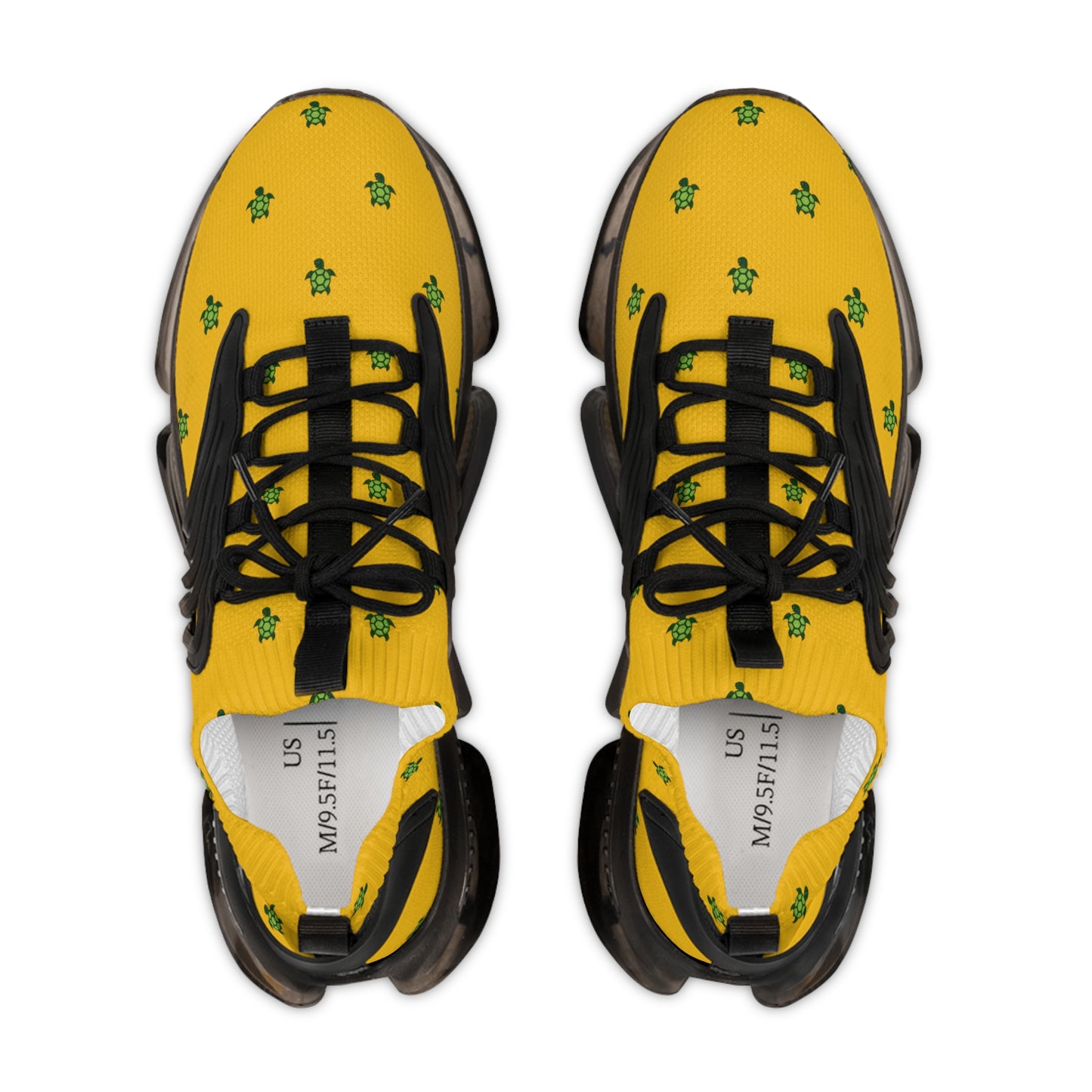 Yellow Turtlez Sports Sneakers