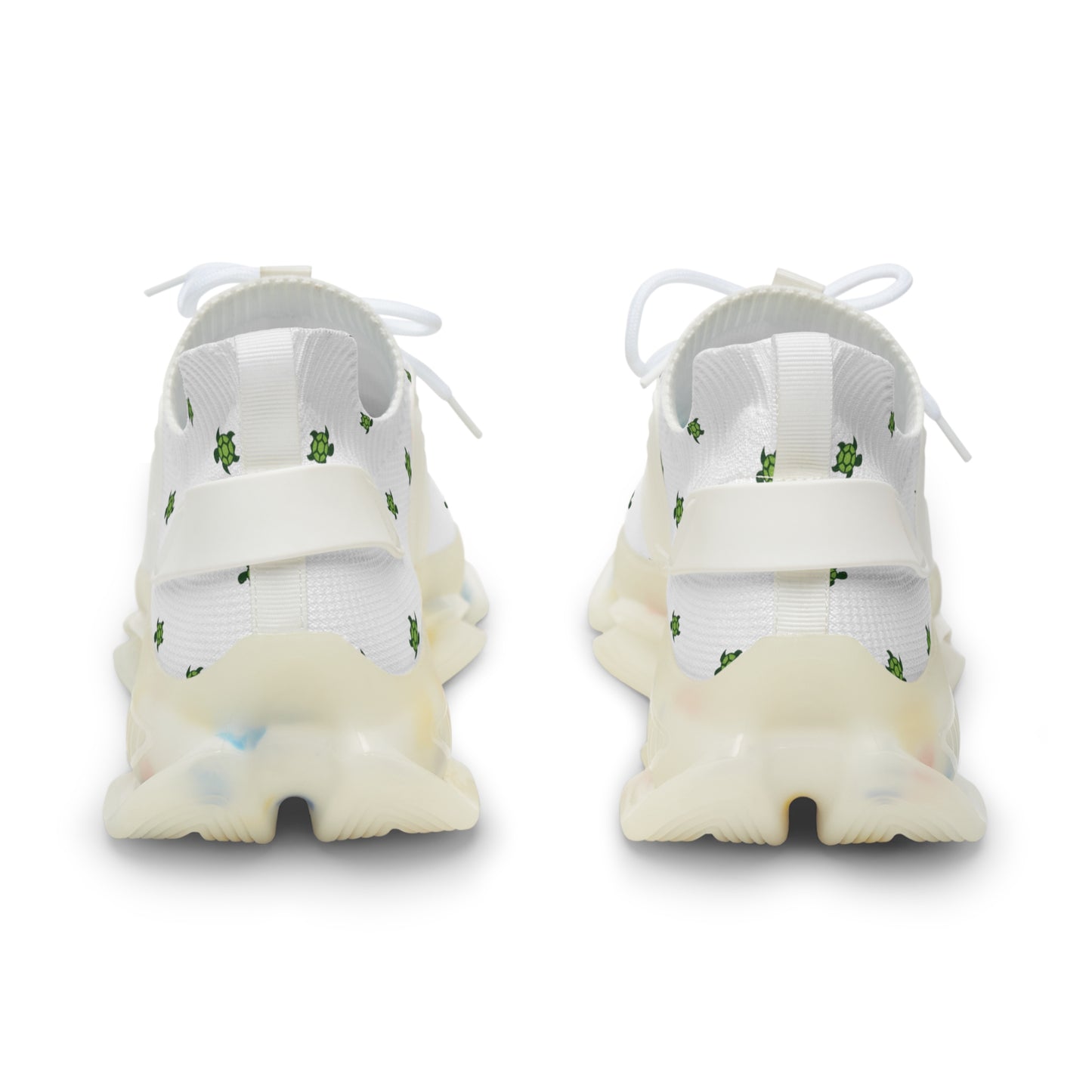 Turtlez White Sports Sneakers