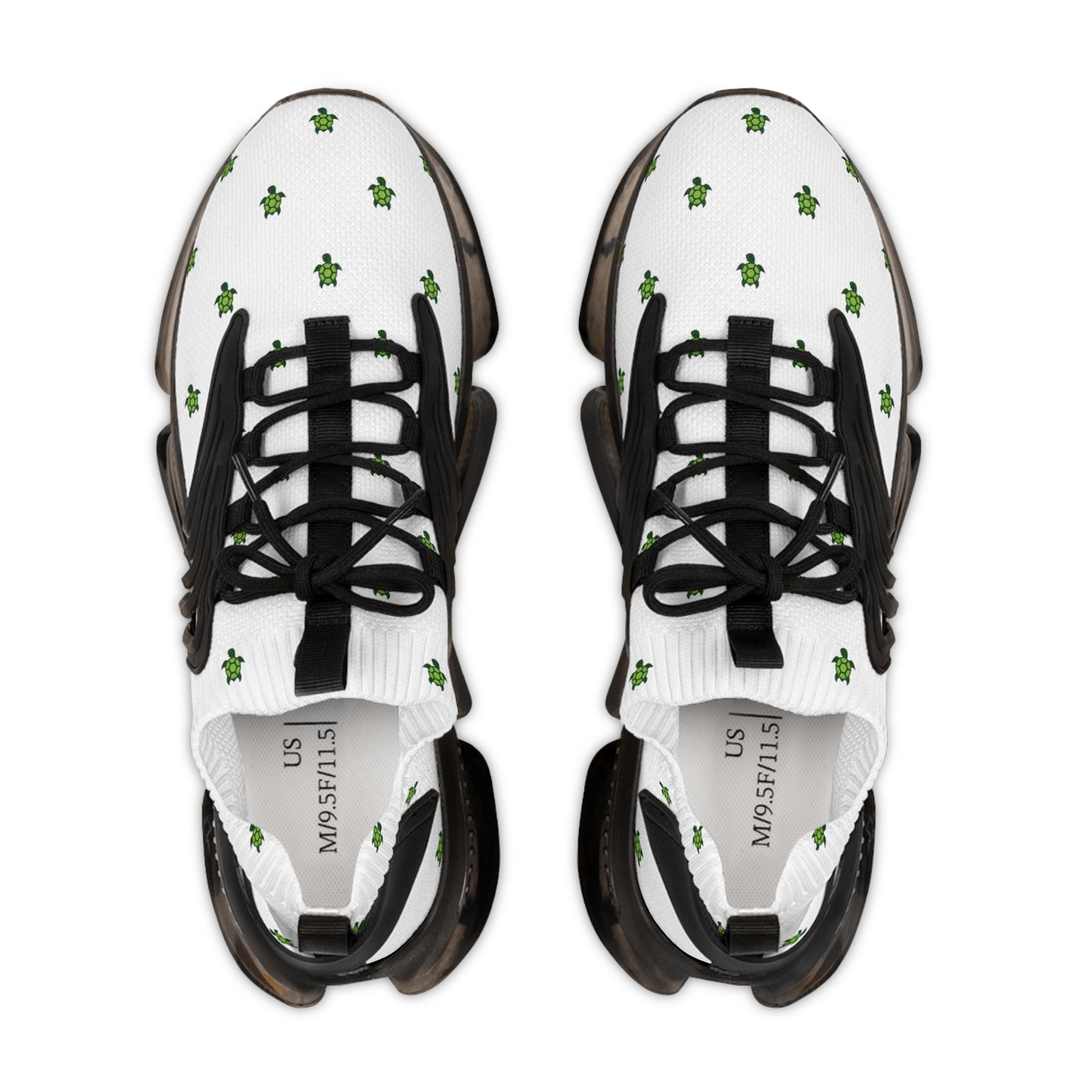 Turtlez White Sports Sneakers