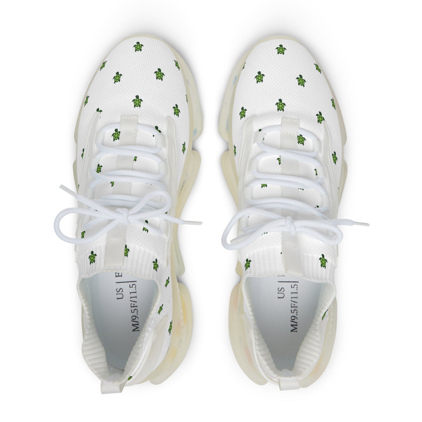 Turtlez White Sports Sneakers