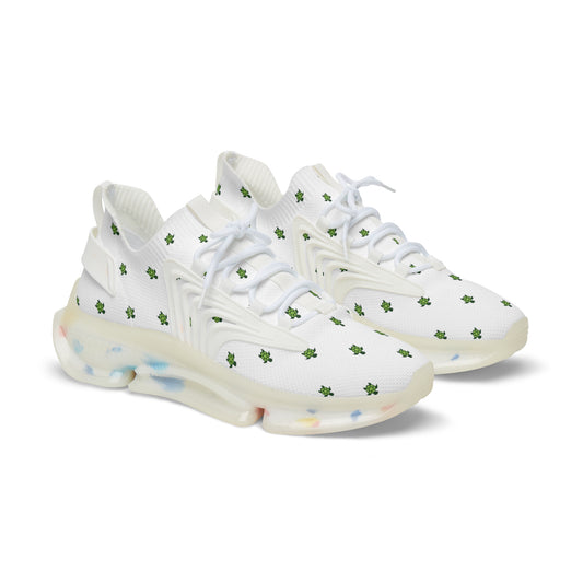 Turtlez White Sports Sneakers