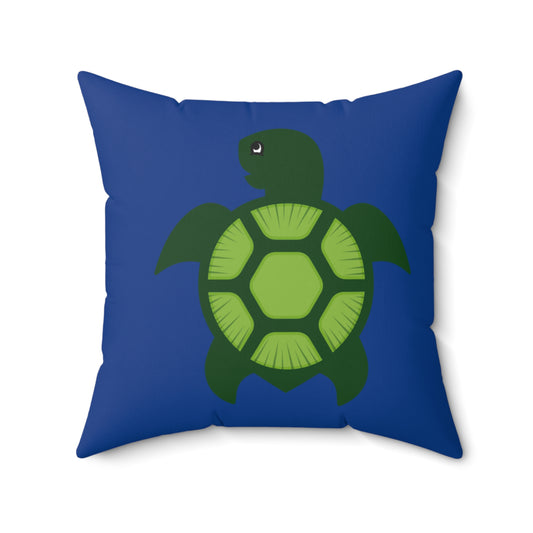 Dark Blue Turtlez Pillow