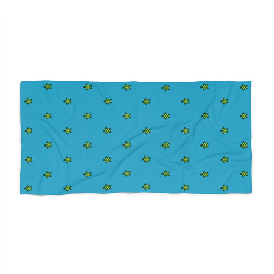 Turquoise Turtlez Beach Towel