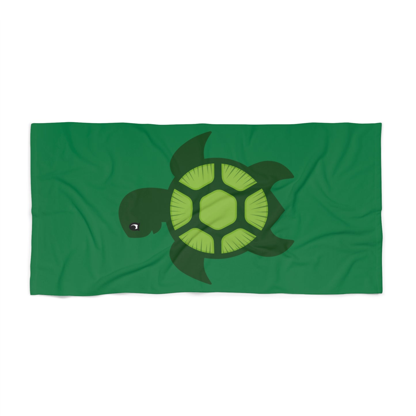 Dark green Turtlez Beach Towel (large turtle)