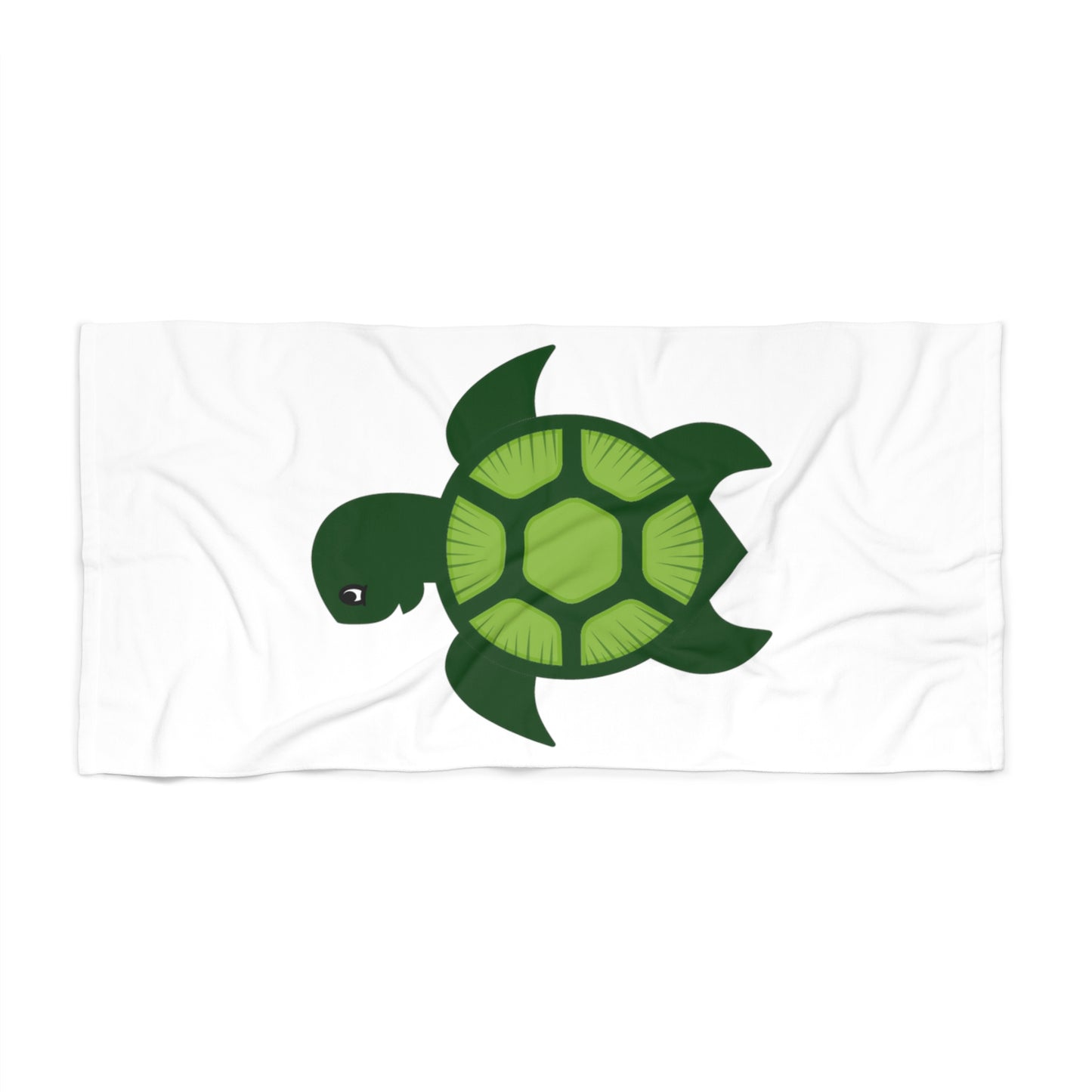 White Turtlez Beach Towel (large turtle)