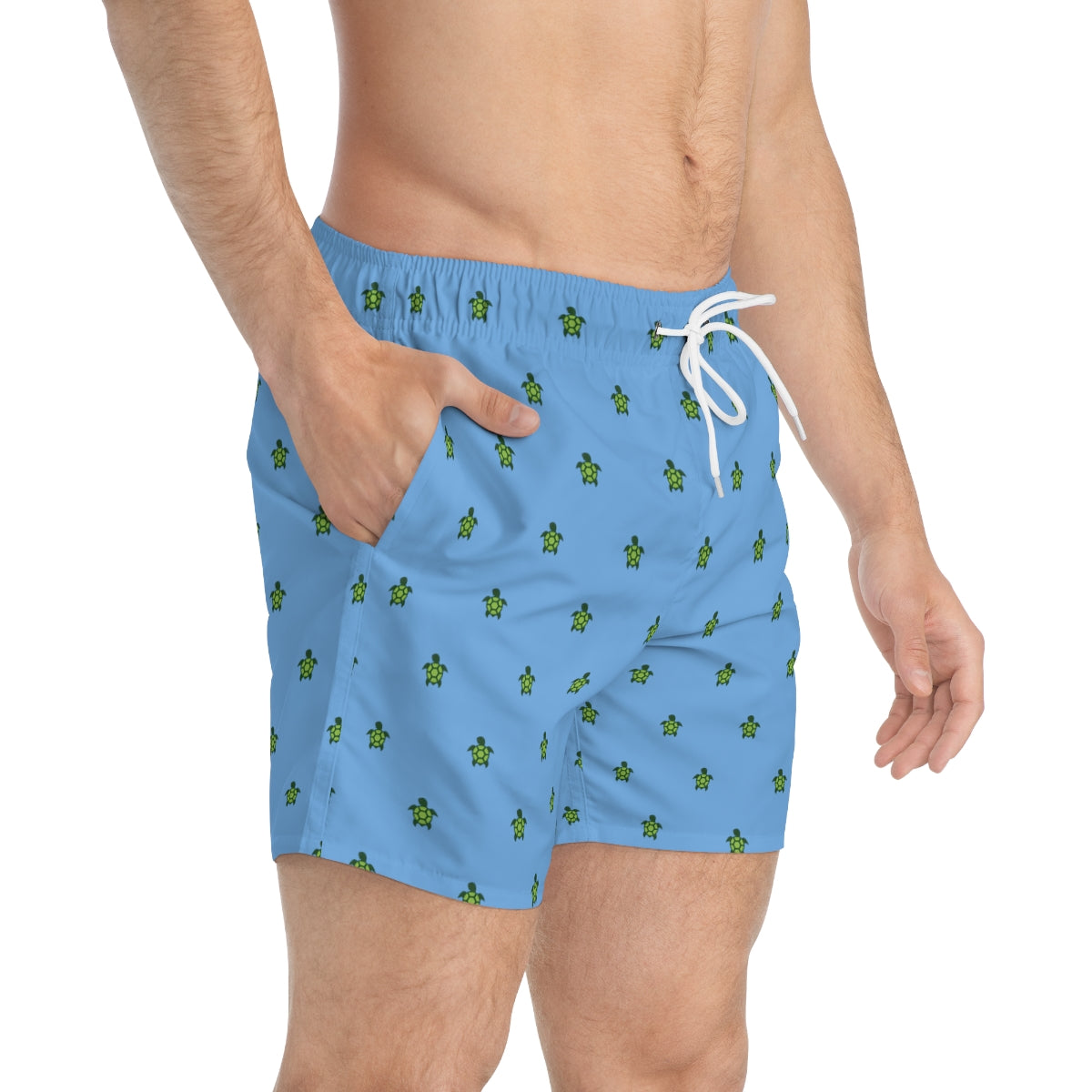 Baby Blue Swim Trunks